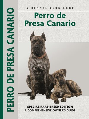 cover image of Perro De Presa Canario